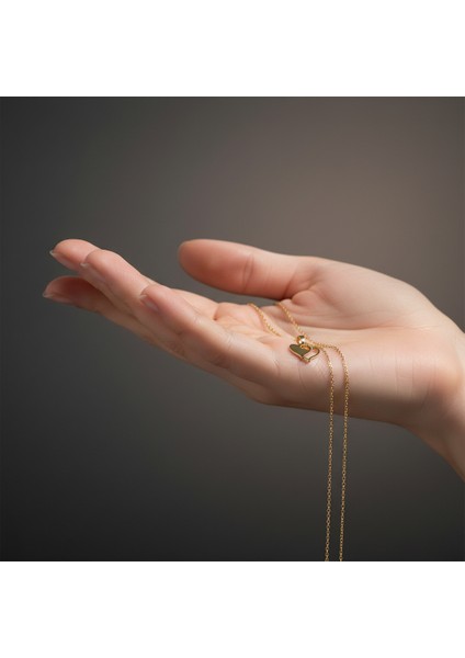 Tabitela 8 Ayar Altın Kolye Ucu Kalp GM411 0.5 gr fiyatları