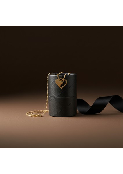 Tabitela 8 Ayar Altın Kolye Ucu Kalp GM411 0.5 gr modelleri