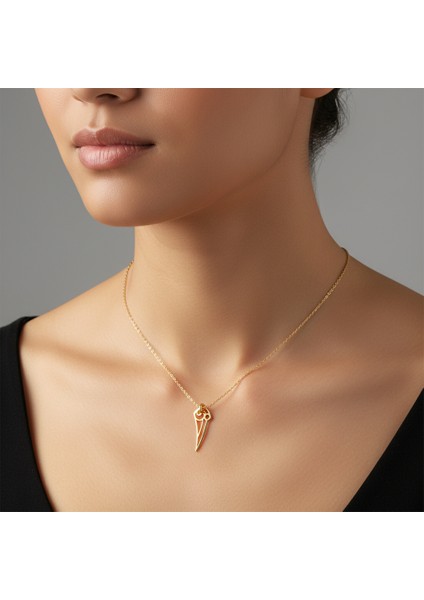 14 Ayar Altın Kolye Ucu anahtar GM212 1 gr