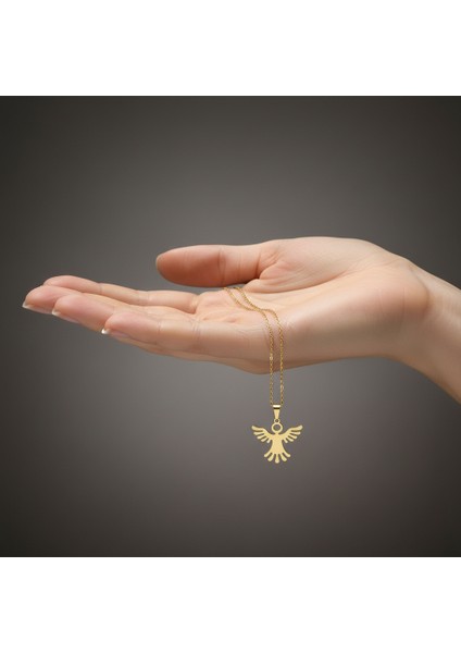 14 Ayar Altın Kolye Ucu Melek Kanatları GM1570 1 gr fiyatları