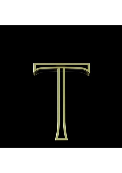 14 Ayar Altın Kolye Ucu "T"harfi GM611 1 gr fırsatları