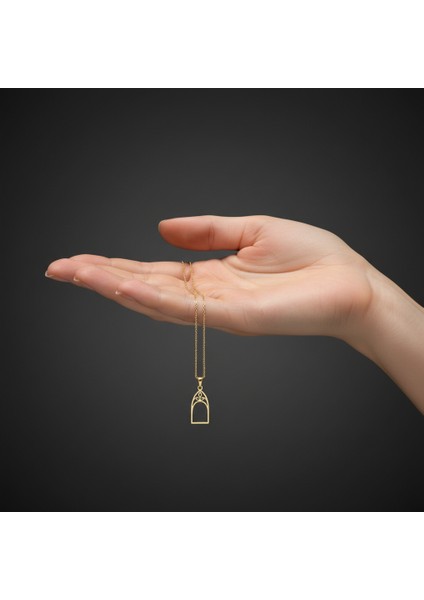 14 Ayar Altın Kolye Ucu kapı GM796 1 gr fiyatları