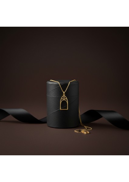 14 Ayar Altın Kolye Ucu kapı GM796 1 gr modelleri