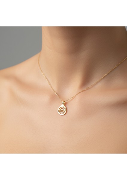 14 Ayar Altın Kolye Ucu deniz GM518 1 gr