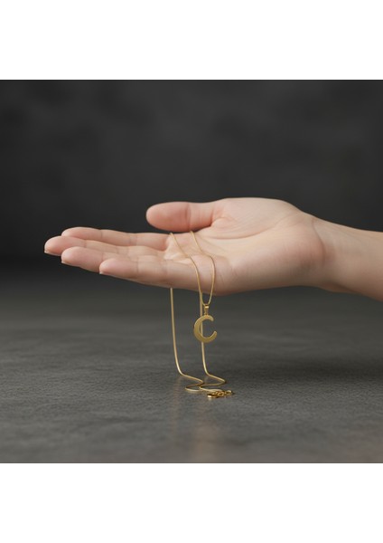 8 Ayar Altın Kolye Ucu Harf C GM2858 1 gr fiyatları