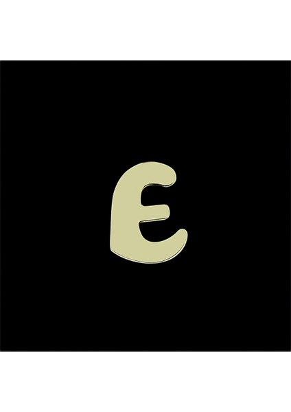 14 ayar altın kolye "E"harfi GM751 1 gr fırsatları