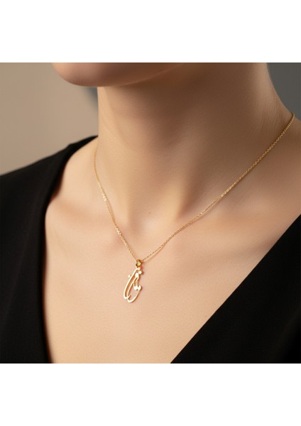14 Ayar Altın Kolye Ucu anne GM346 1 gr