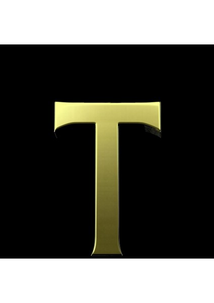 14 ayar altın kolye "T"harfi GM613 1 gr fırsatları