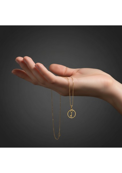 14 Ayar Altın Kolye Ucu anahtar GM209 1 gr fiyatları