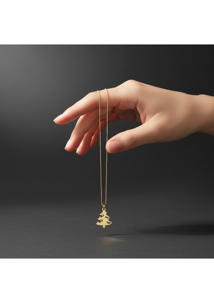 14 Ayar Altın Kolye Ucu yılbaşı Ağacı ya Noel Ağacı GM485 1 gr fiyatları