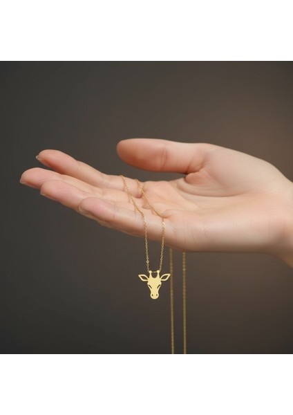 14 Ayar Altın Kolye Ucu zürafa GM313 1 gr fiyatları