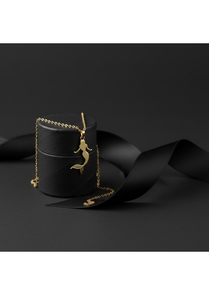 14 Ayar Altın Kolye Ucu Deniz Kızı GM489 1 gr modelleri