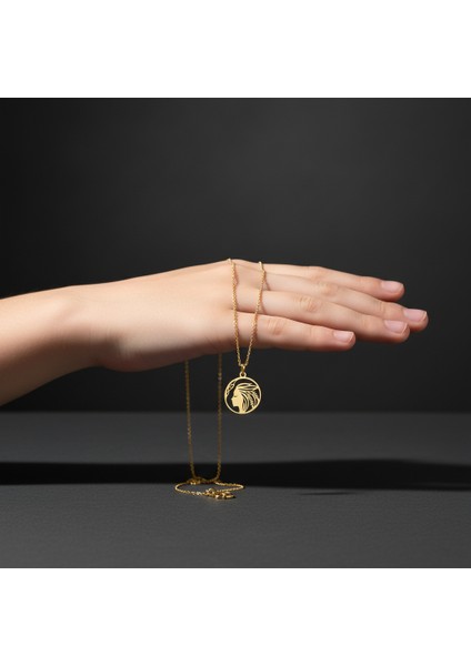 Tabitela 8 Ayar Altın Kolye Ucu Kız GM1099 1 gr fiyatları