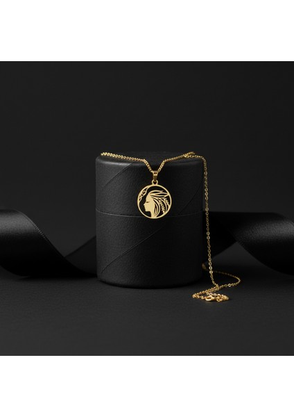 Tabitela 8 Ayar Altın Kolye Ucu Kız GM1099 1 gr modelleri