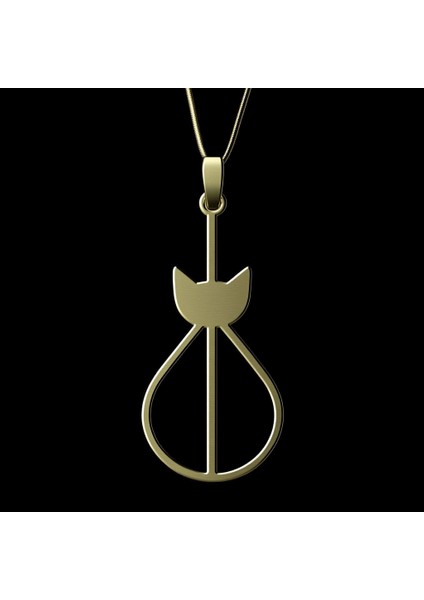 8 Ayar Altın Kolye Ucu Kedi GM1654 1 gr fırsatları