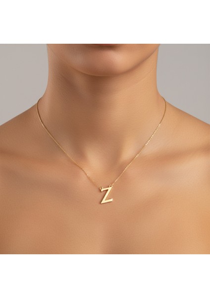 14 Ayar Altın Kolye Ucu "Z"harfi GM708 1 gr