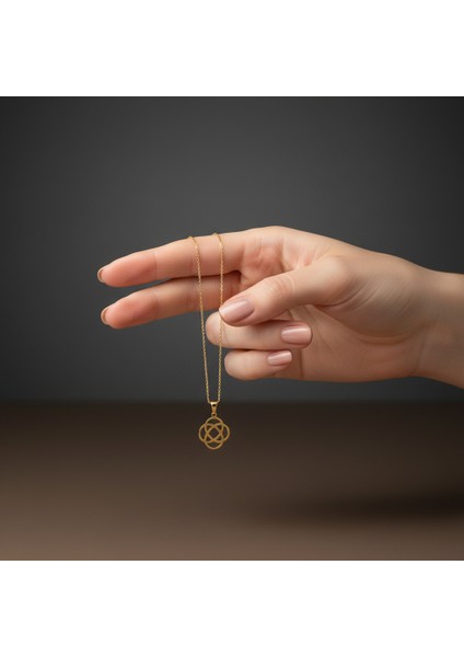 8 Ayar Altın Kolye Ucu Atom GM1614 0.5 gr fiyatları