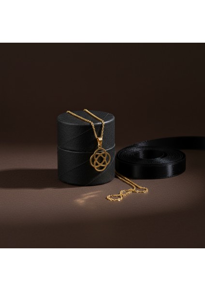 8 Ayar Altın Kolye Ucu Atom GM1614 0.5 gr modelleri