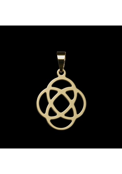 8 Ayar Altın Kolye Ucu Atom GM1614 0.5 gr fırsatları