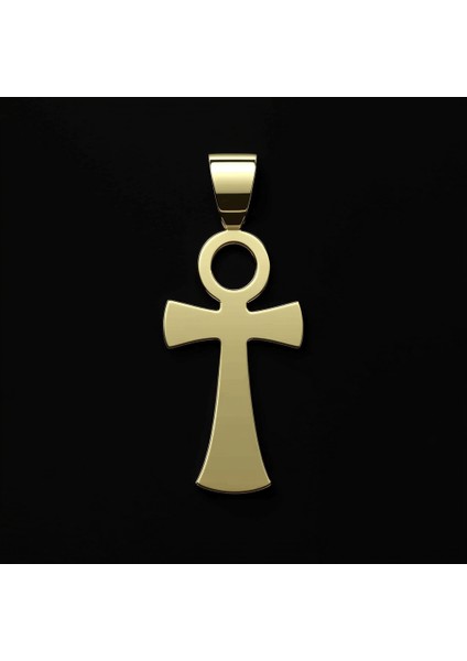 14 Ayar Altın Kolye Ucu Mısır Ankh GM1434 1 gr fırsatları