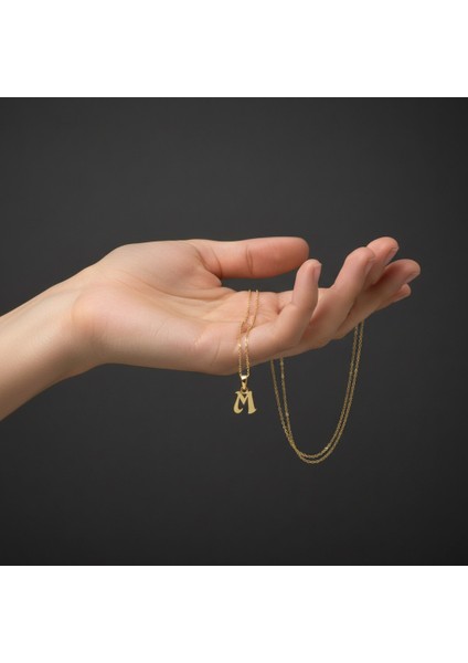 8 Ayar Altın Kolye Ucu Harf M GM3003 1 gr fiyatları