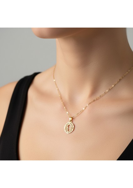 14 Ayar Altın Kolye Ucu Anahtar Deliği GM1762 1 gr