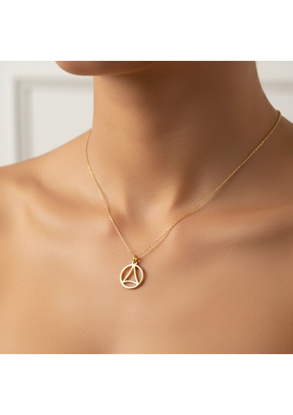 Tabitela 14 Ayar Altın Kolye Ucu Yuvarlak GM889 1 gr