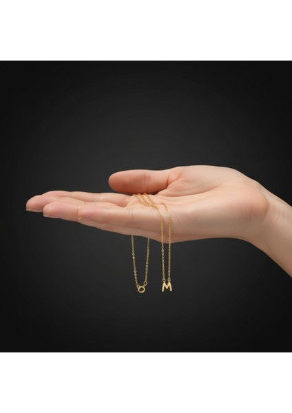 8 Ayar Altın Kolye Ucu Harf M GM2988 1 gr fiyatları