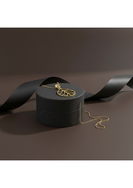 14 Ayar Altın Kolye Ucu Yaprak GM2277 1 gr modelleri