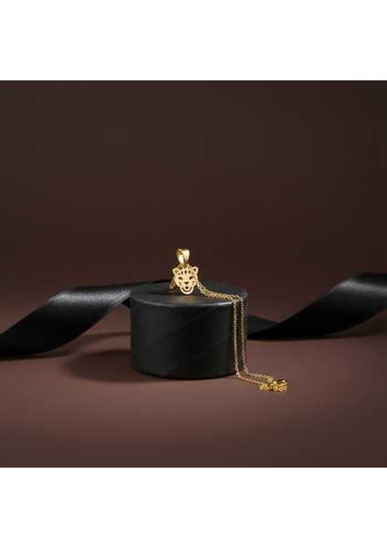 8 Ayar Altın Kolye Ucu Leopar GM2388 1 gr modelleri