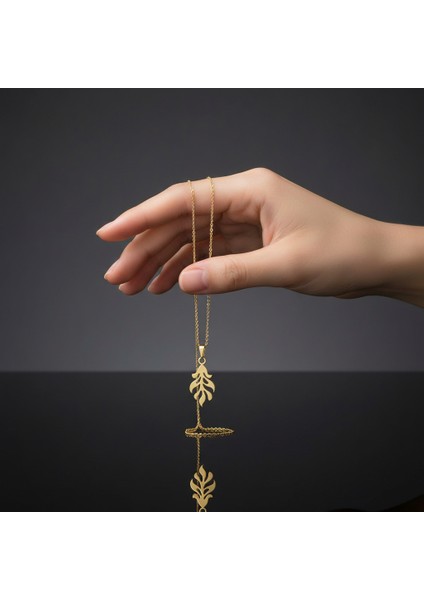 14 Ayar Altın Kolye Ucu Ateş Alevi GM1759 0.5 gr fiyatları