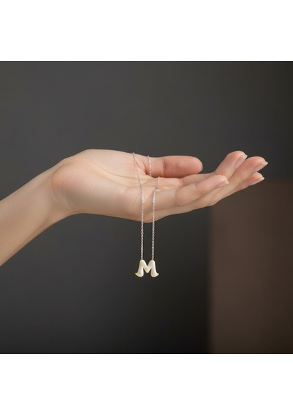 8 Ayar Altın Kolye Ucu Harf M GM3006 0.5 gr fiyatları