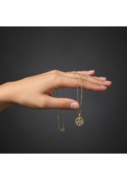 14 Ayar Altın Kolye Ucu Su GM2081 0.5 gr fiyatları