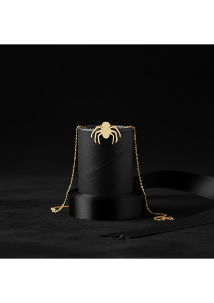 Tabitela 8 Ayar Altın Kolye Ucu Örümcek GM133 1 gr modelleri