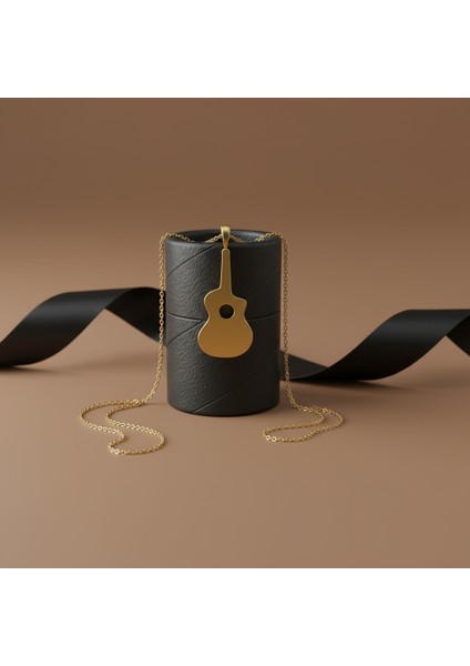 14 ayar altın kolye gitar GM168 1 gr modelleri