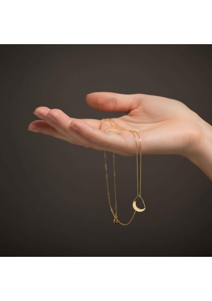 Tabitela 8 Ayar Altın Kolye Ucu Ay GM924 0.5 gr fiyatları