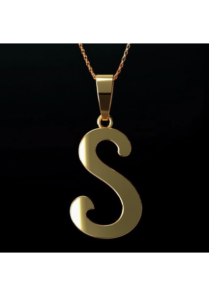 8 Ayar Altın Kolye Ucu Harf S GM3042 0.5 gr fırsatları