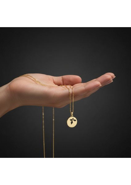 Tabitela 8 Ayar Altın Kolye Ucu Yaprak GM1169 1 gr fiyatları