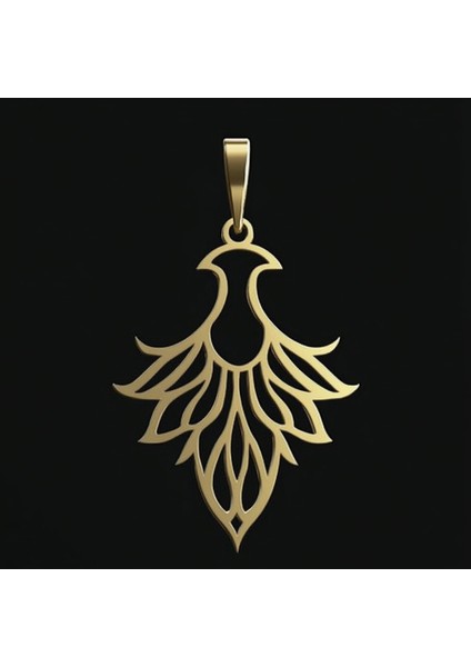 8 Ayar Altın Kolye Ucu Anka Kuşu GM1431 1 gr fırsatları