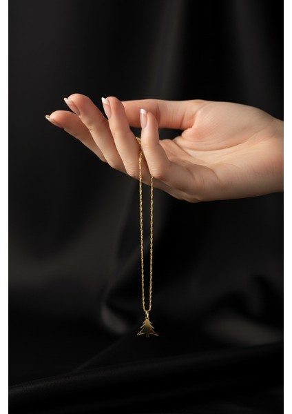 14 Ayar Altın Kolye Ucu yılbaşı Ağacı ya Noel Ağacı GM284 1 gr fiyatları