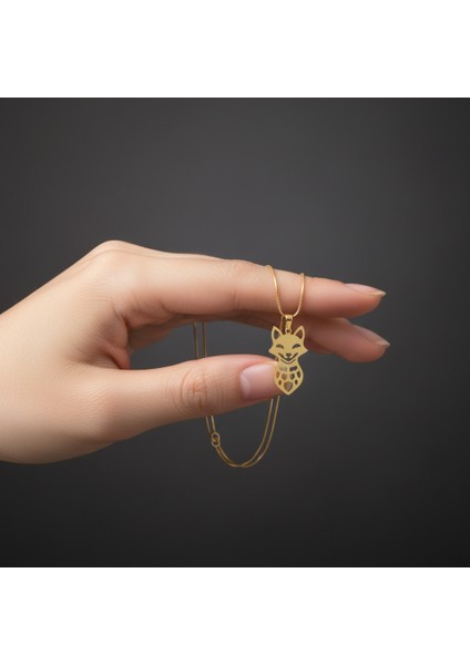 8 Ayar Altın Kolye Ucu Tülkü GM1965 1 gr fiyatları