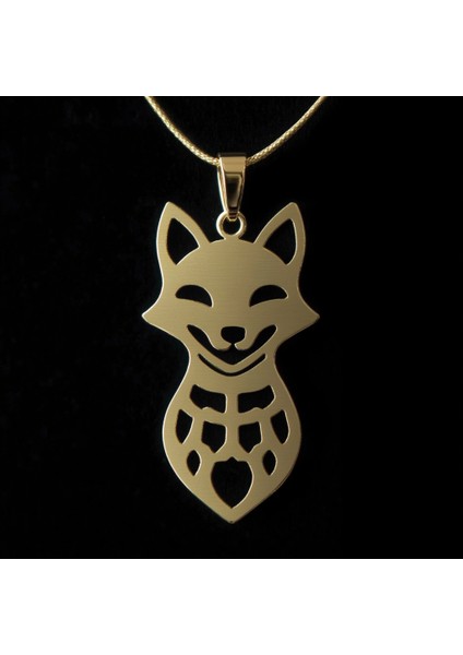 8 Ayar Altın Kolye Ucu Tülkü GM1965 1 gr fırsatları