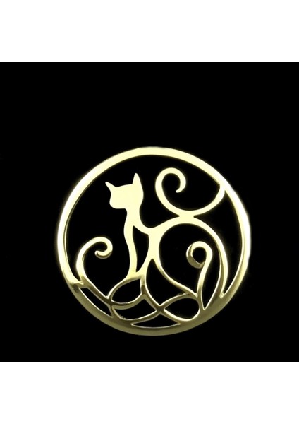 14 ayar altın kolye kedi GM581 1 gr fırsatları