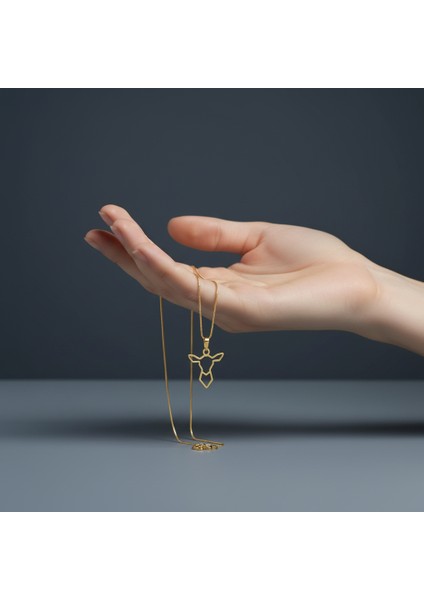 14 Ayar Altın Kolye Ucu Keçi GM2359 1 gr fiyatları