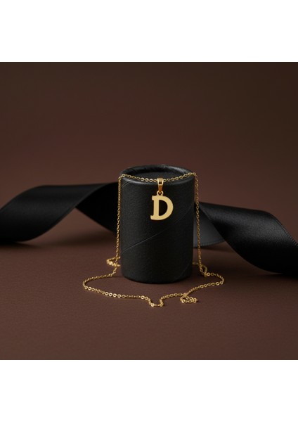 8 Ayar Altın Kolye Ucu Harf D GM2737 1 gr modelleri