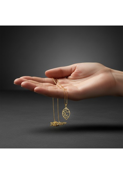 14 Ayar Altın Kolye Ucu yüz GM47 1 gr fiyatları