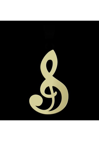 14 Ayar Altın Kolye Ucu Nota GM1203 0.5 gr fırsatları