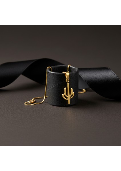 14 Ayar Altın Kolye Ucu Kaktüs GM1468 1 gr modelleri