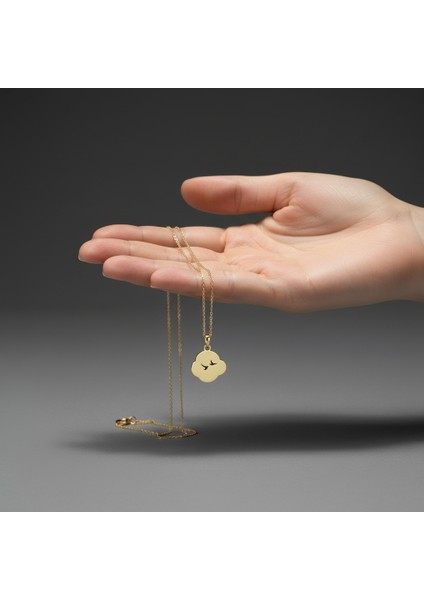 14 Ayar Altın Kolye Ucu bulut GM570 1 gr fiyatları