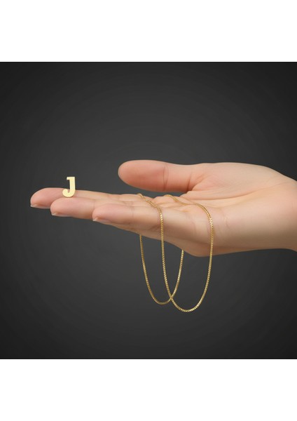 Tabitela 8 Ayar Altın Kolye Ucu "j"harfi GM646 1 gr fiyatları